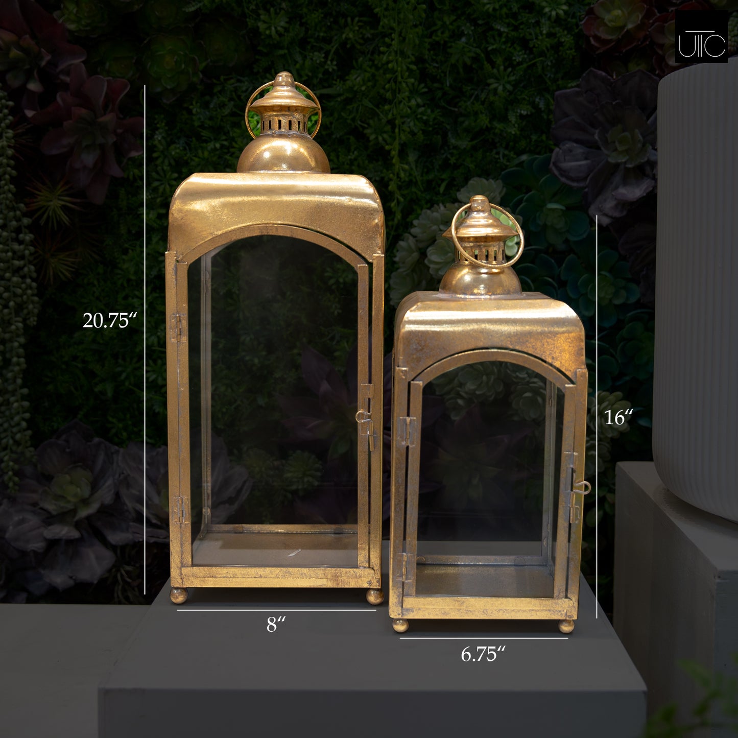 Brannor Metal Lantern Set