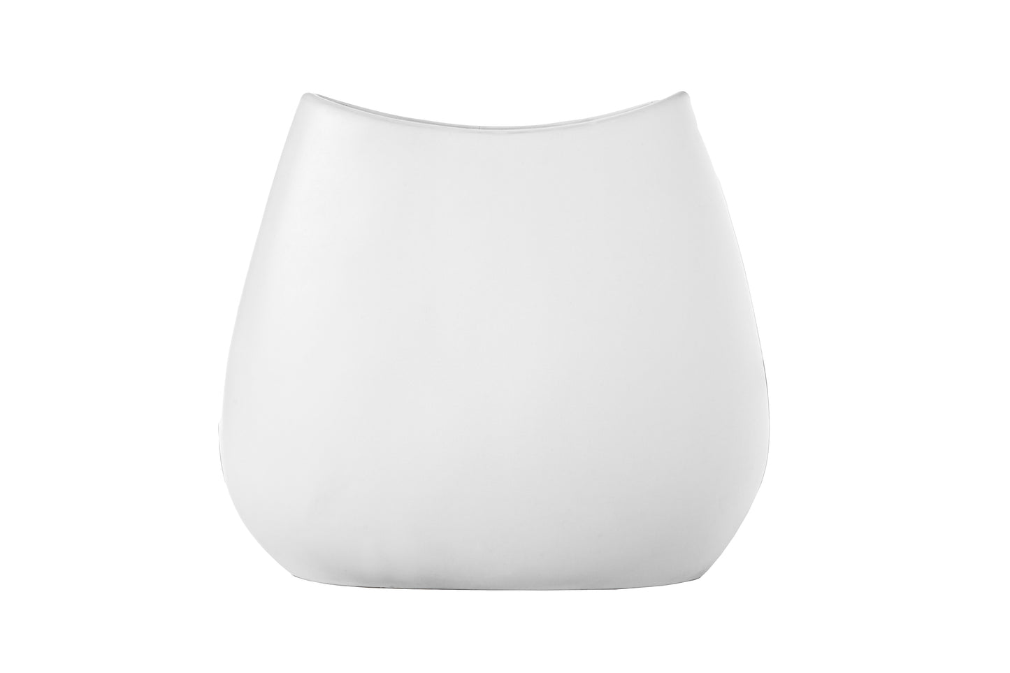 Ceramic Oval Vase Matte Finish