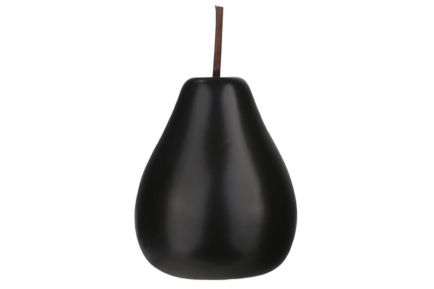 Ceramic Pear Figurine Polished Pearlescent Finish