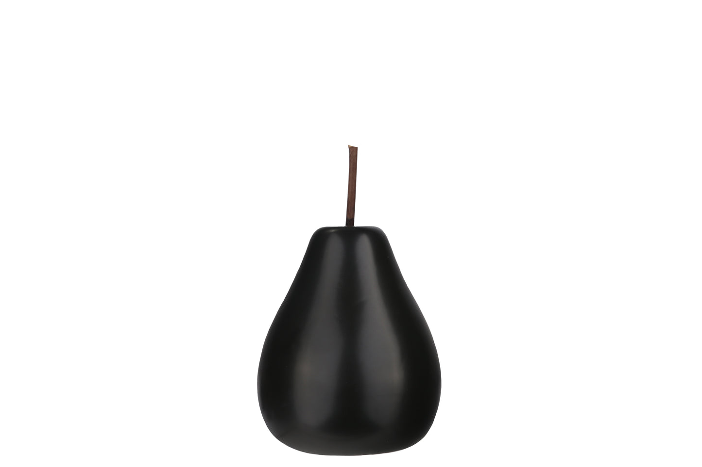 Ceramic Pear Figurine Polished Pearlescent Finish