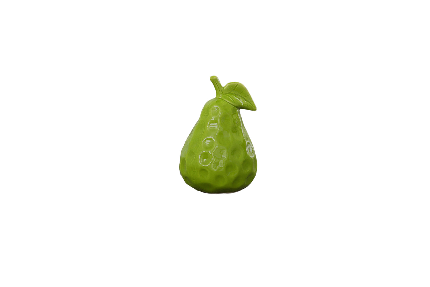 Ceramic Pear Figurine Gloss Finish