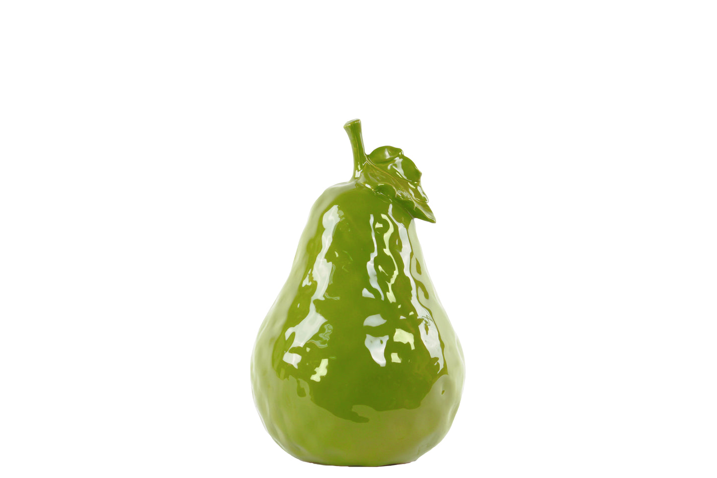 Ceramic Pear Figurine Gloss Finish