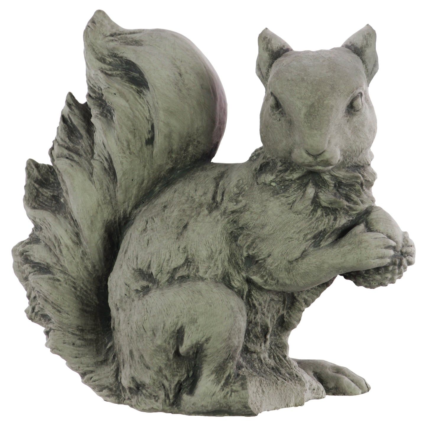 Quibble Cement Squirrel Figurine
