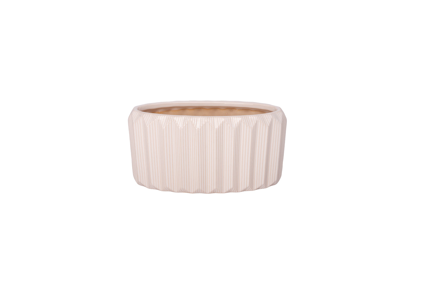 Ceramic Planter White-5.25"H -75
