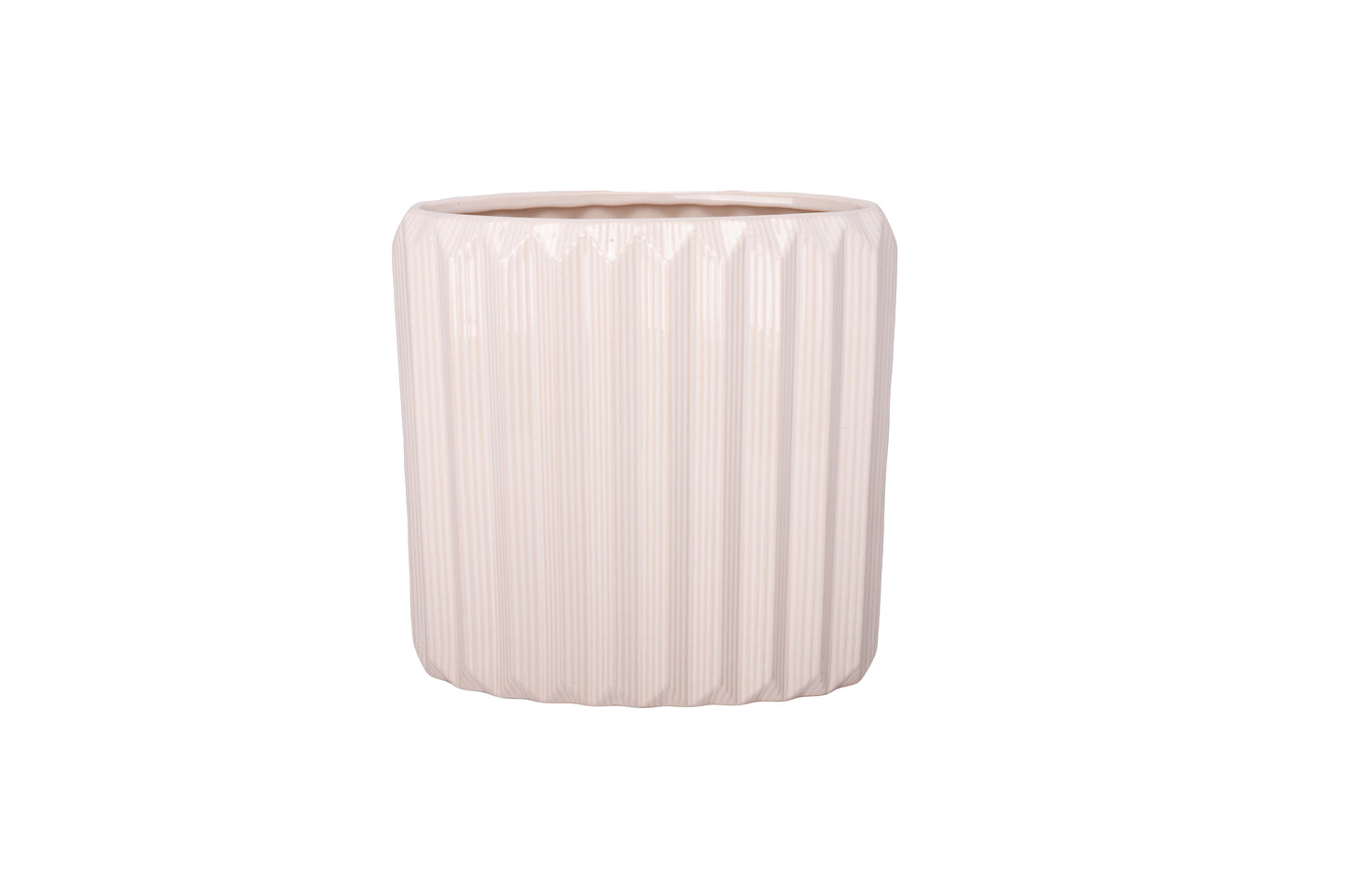 Ceramic Planter White-10.25"H