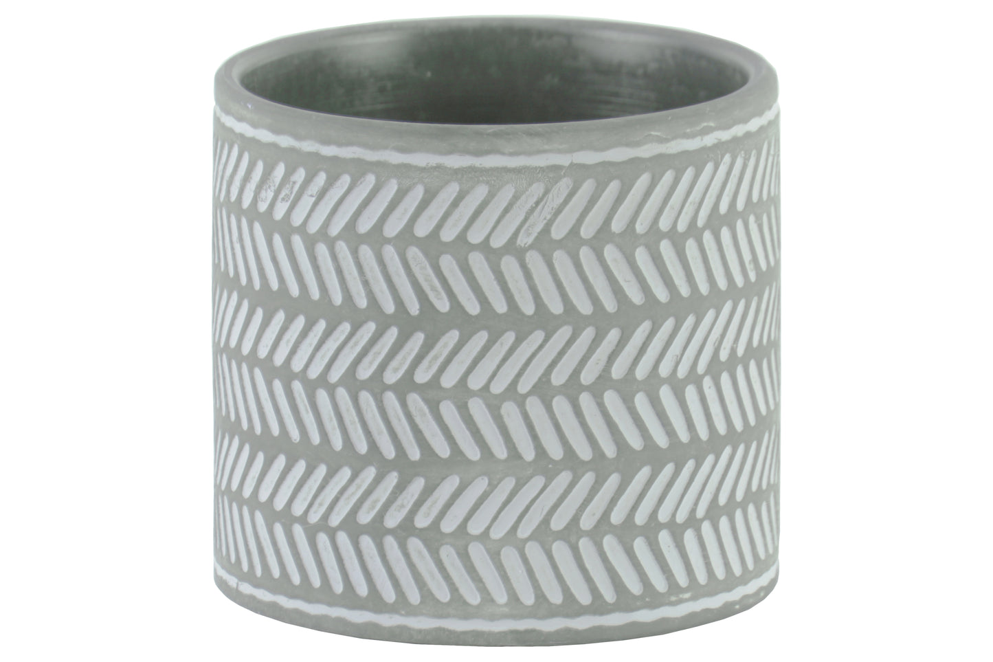 Terracotta Round Pot Washed Finish-5"H