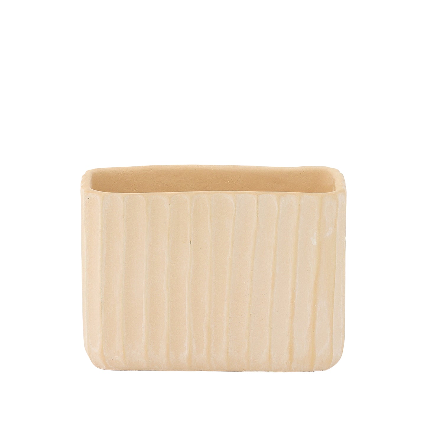Bridget Cement Tall Rectangular Pot