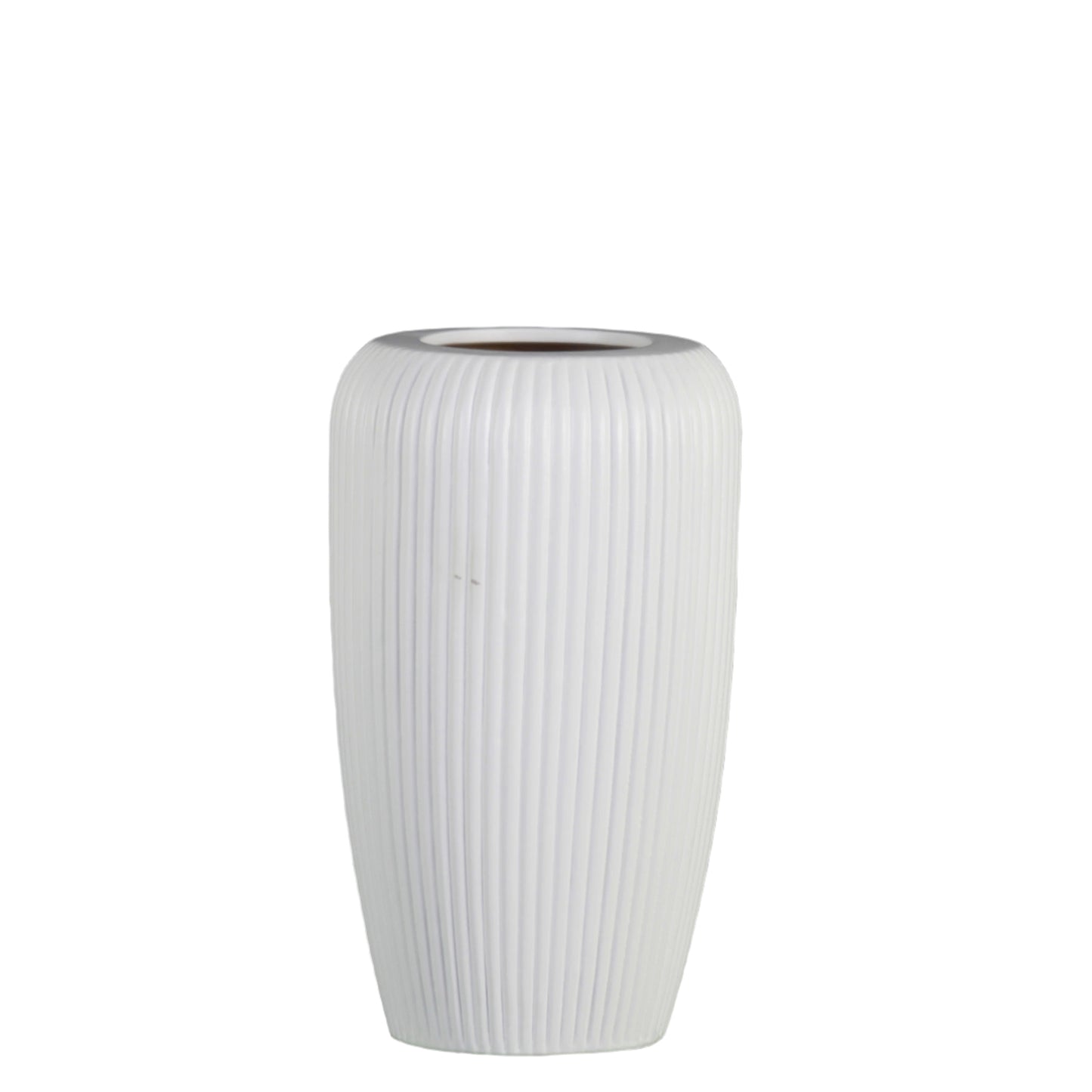 Caldre Vertical Combed Ceramic Vase
