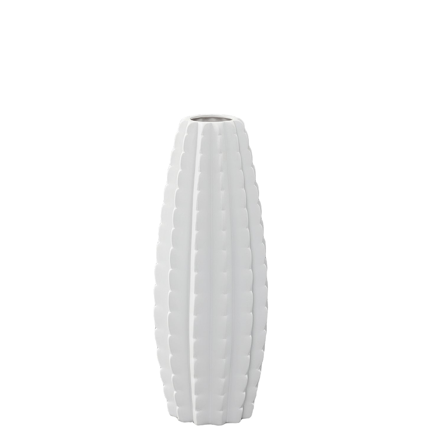Martha Ceramic Tall Bellied Cylinder Vase