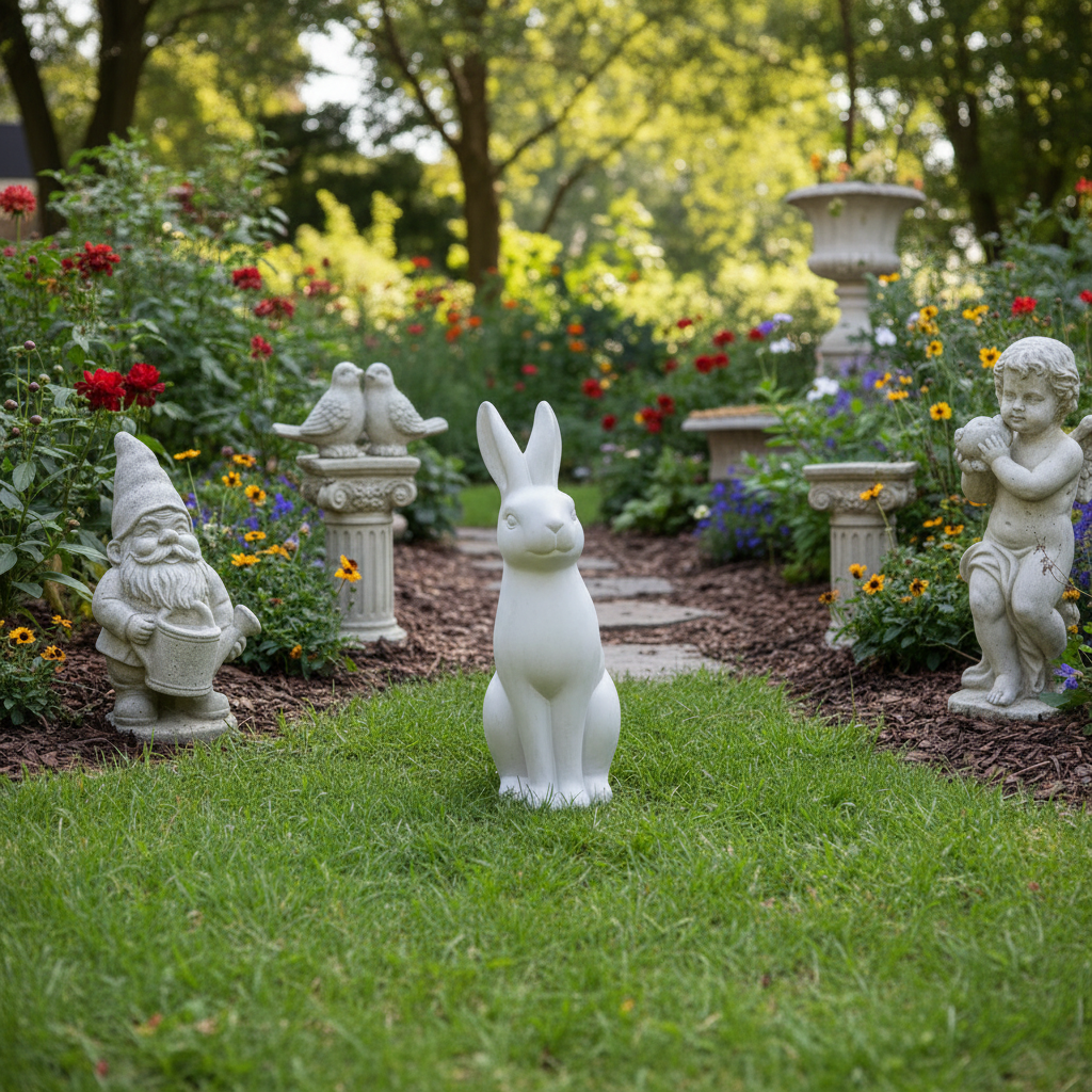 Marix Distressed Terracotta Rabbit Figurine
