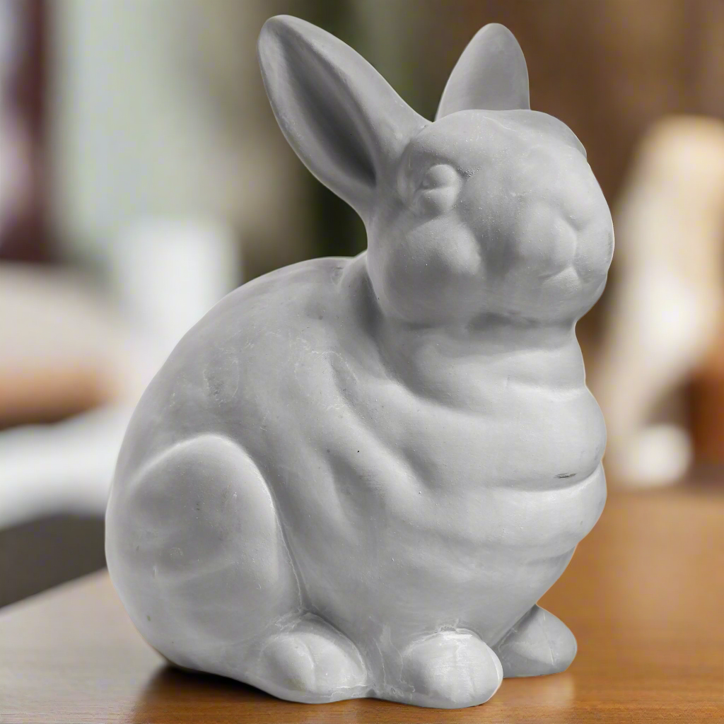 Neve Terracotta Kneeling Rabbit Figurine
