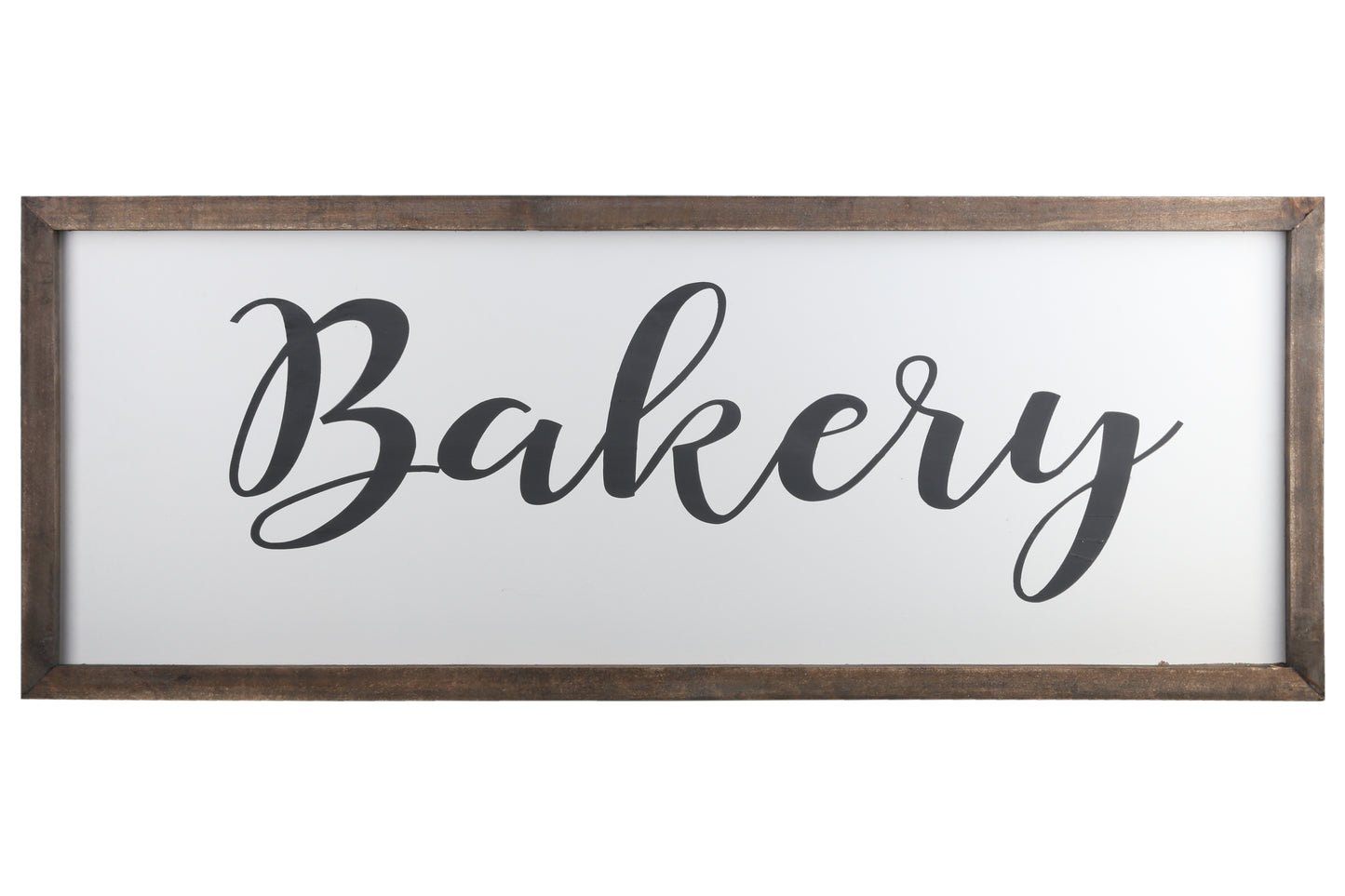 Wood Rectangle Wall Art Painted Finish White-15.00"H