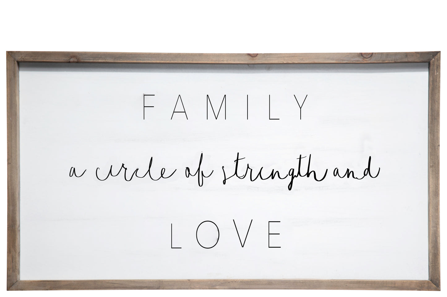 Wood Rectangle Wall Decor Painted Finish White-23.75"H