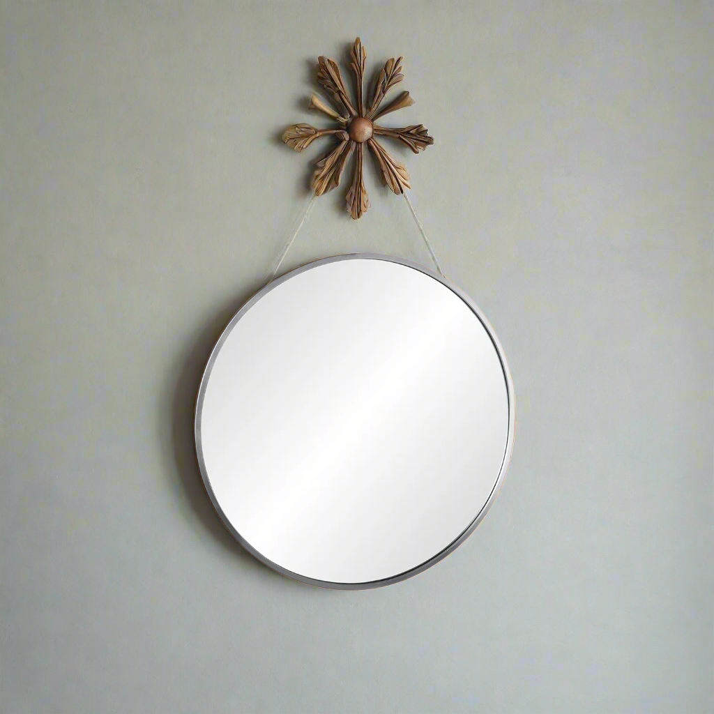 Kairo Metal Round Wall Mirror