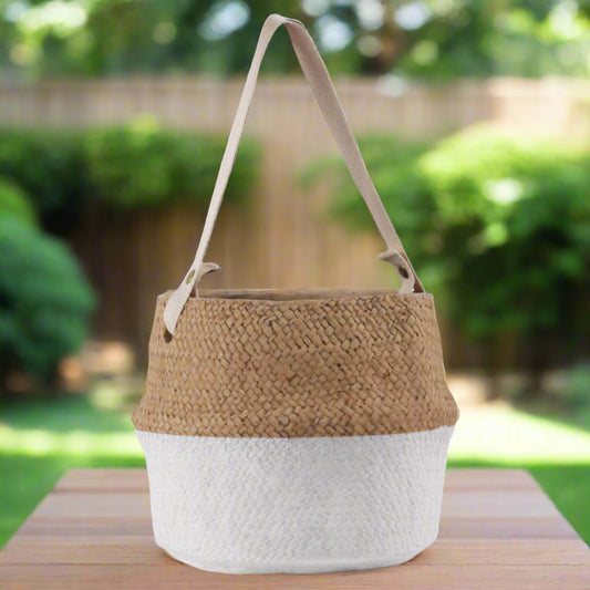 Brennan Round Terracotta Pot with Handle