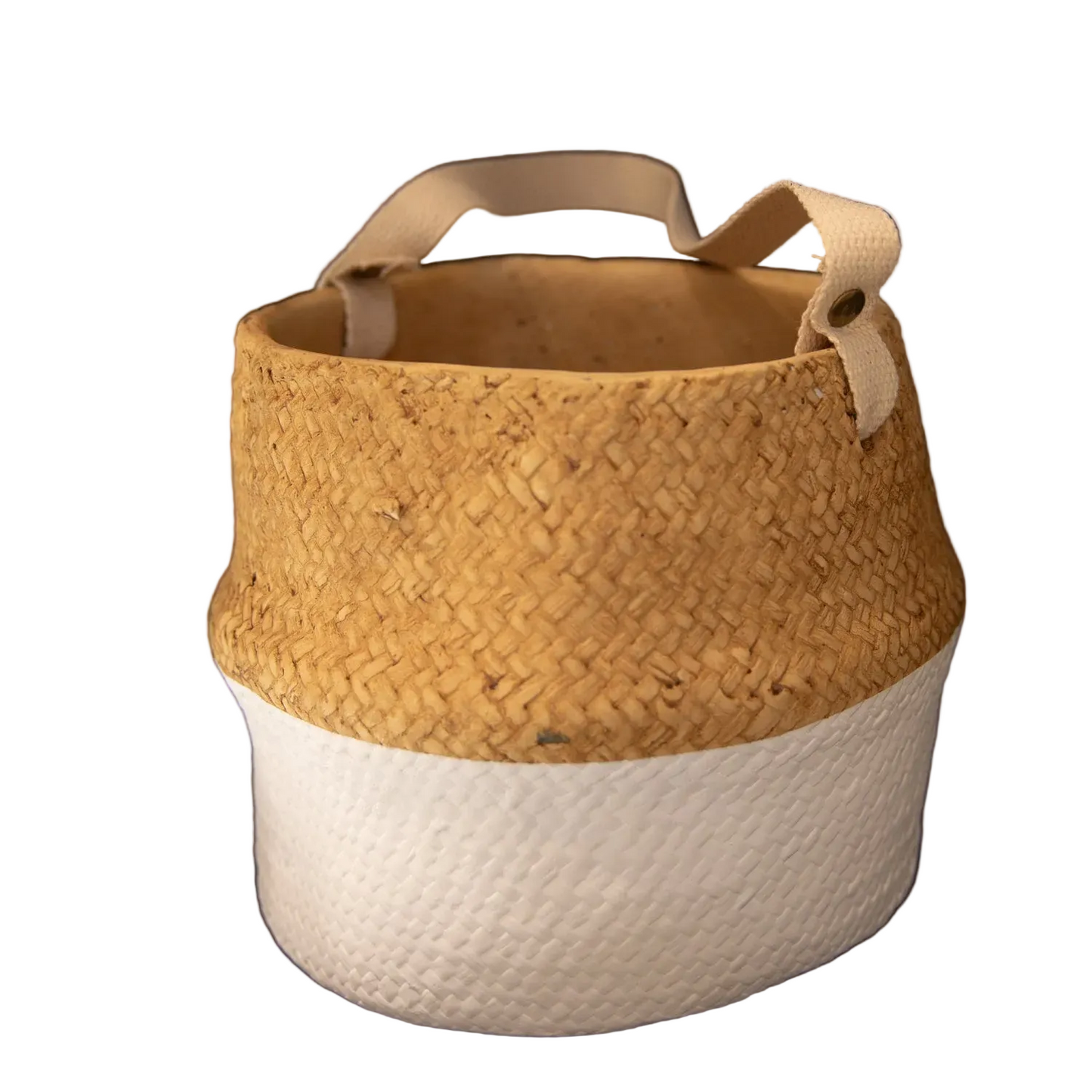 Brennan Round Terracotta Pot with Handle