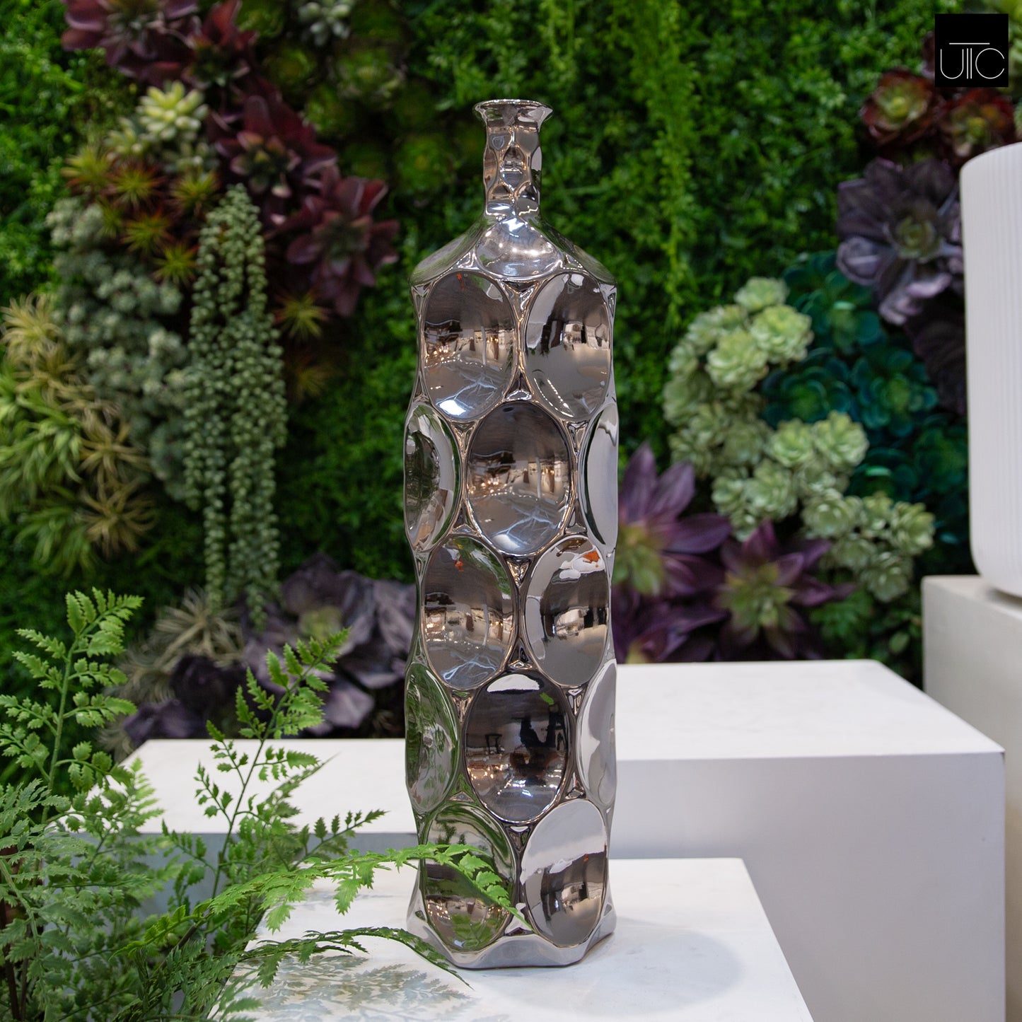 Dotty Ceramic Bottle Vases