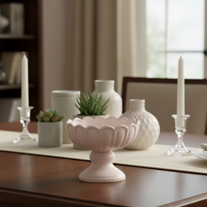 Hannah Stoneware Off-White Pot