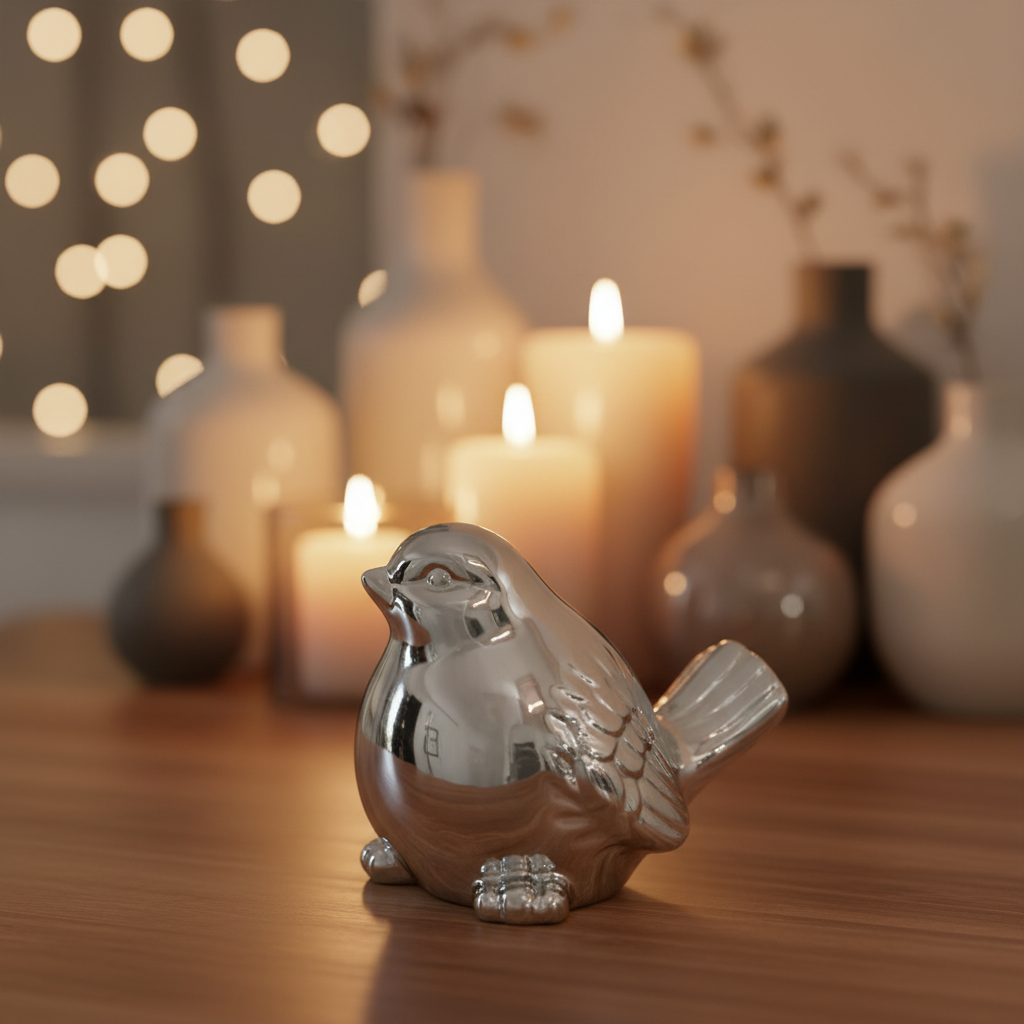 Nya Ceramic Bird Figurine