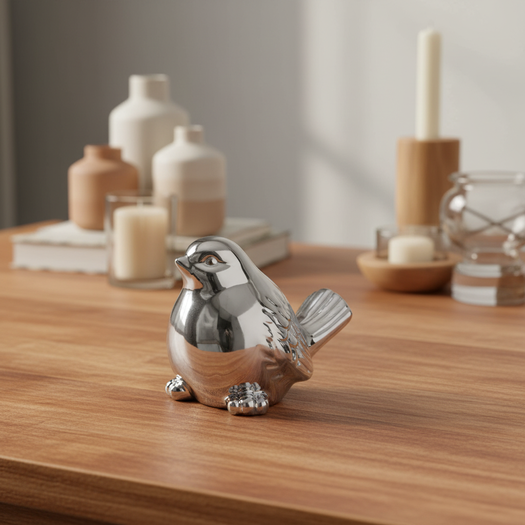 Nya Ceramic Bird Figurine
