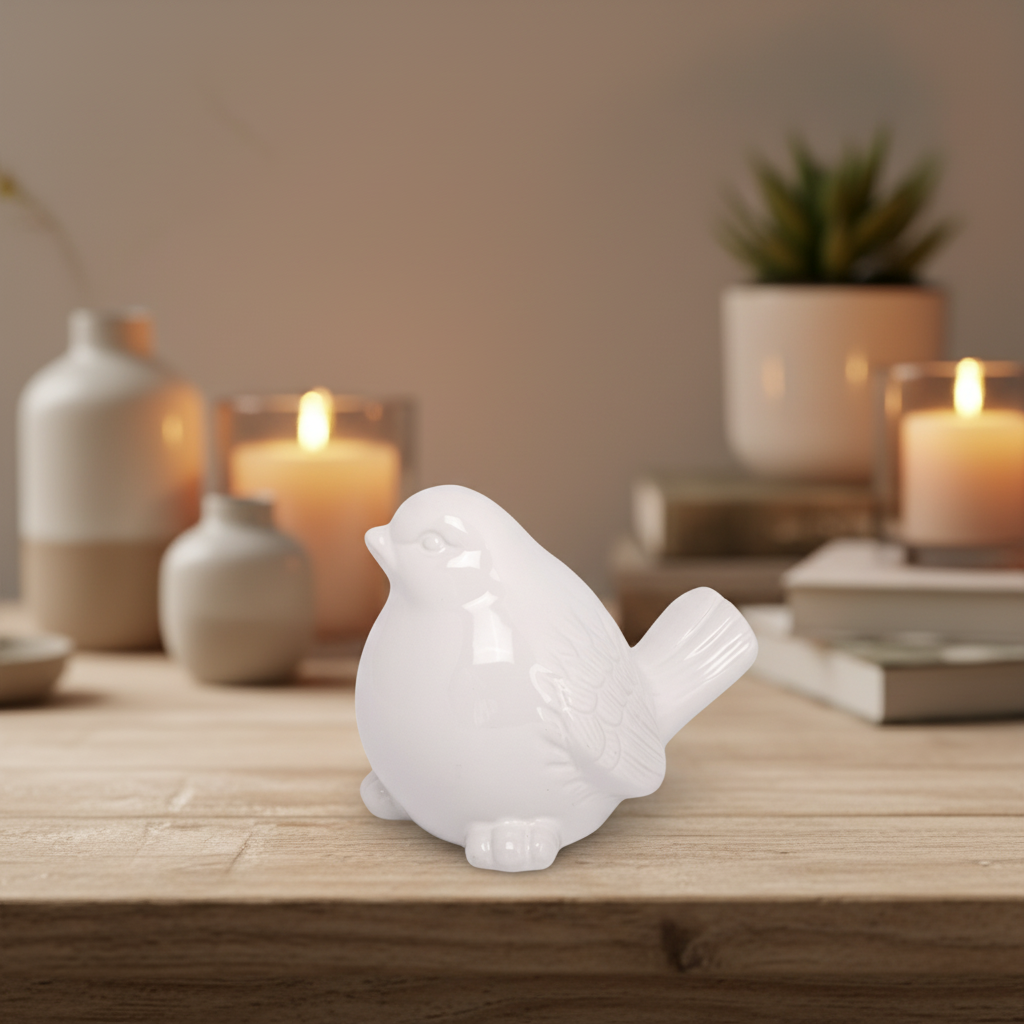 Nya Ceramic Bird Figurine