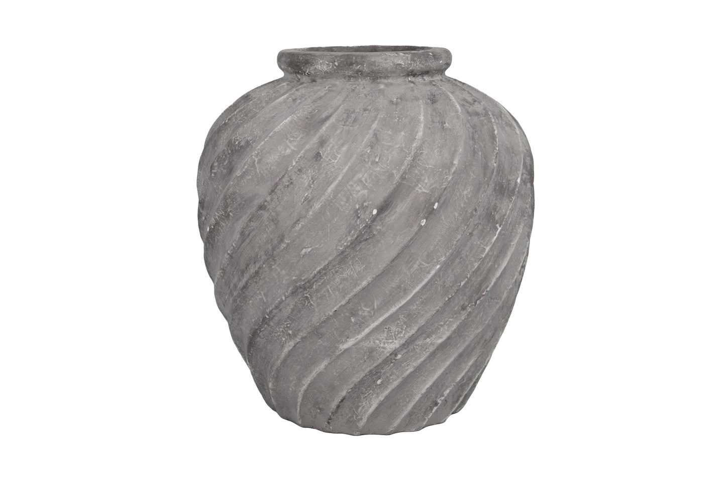 Cement Wave Vase Gray
Size: 15.25"x15.25"x16.50"H
