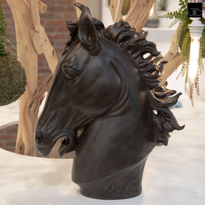 Draxen Polyresin Horse Head Figurine