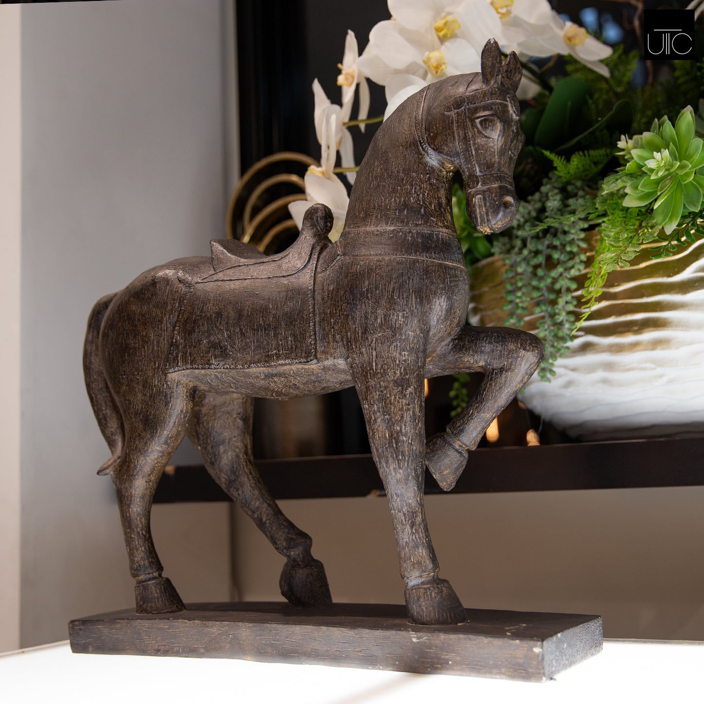 Velmira Polyresin Horse Decor
