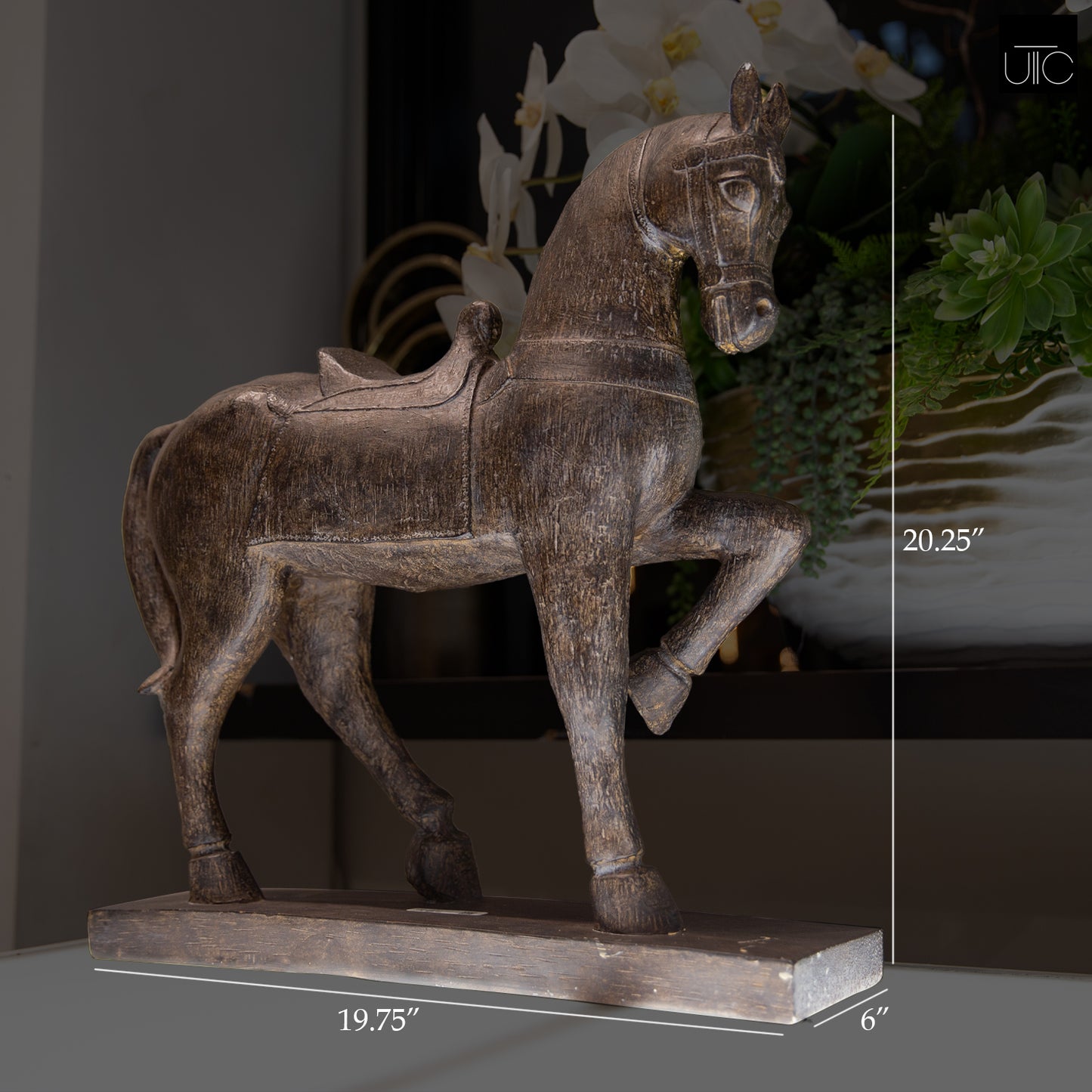 Velmira Polyresin Horse Decor