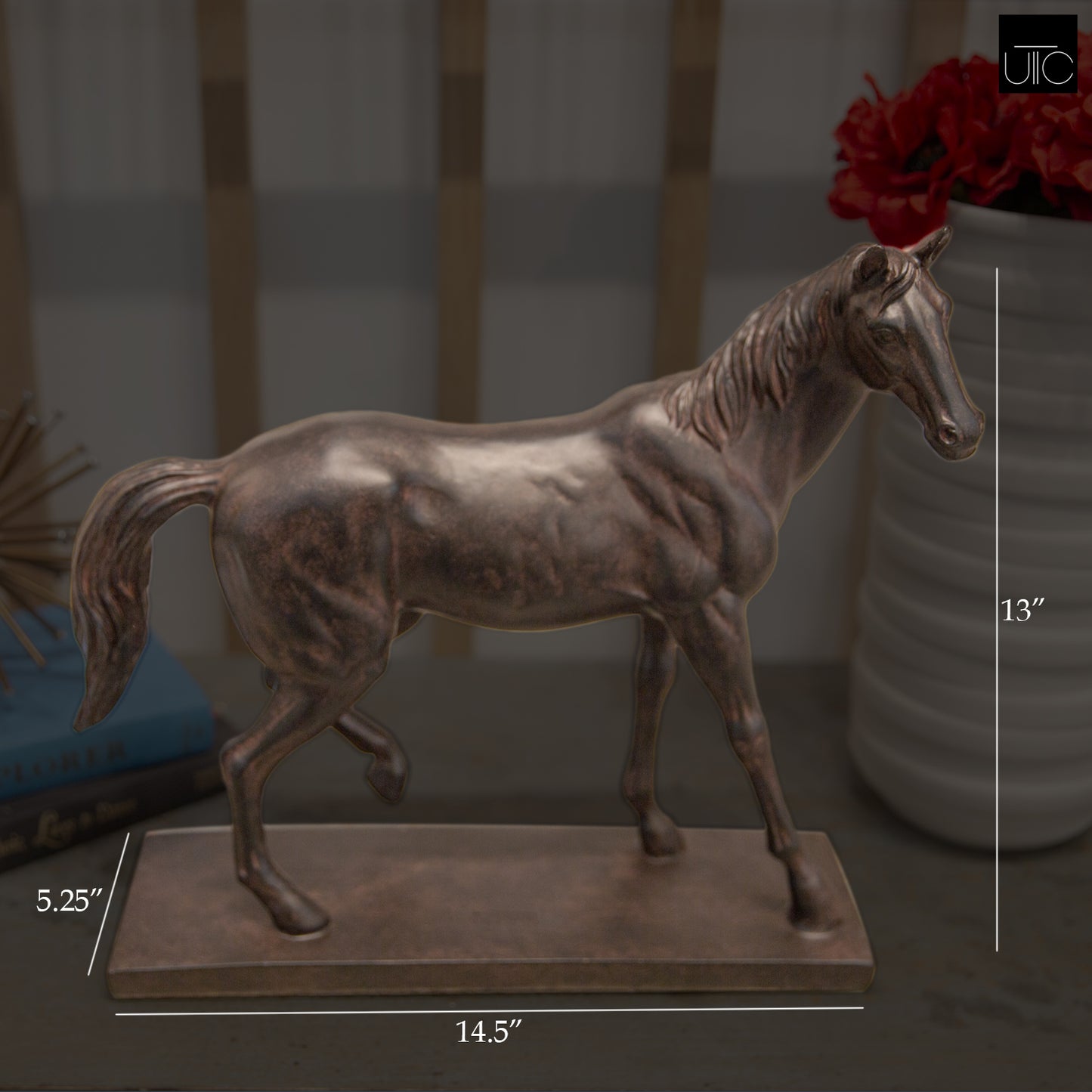 Velmira Polyresin Horse Decor