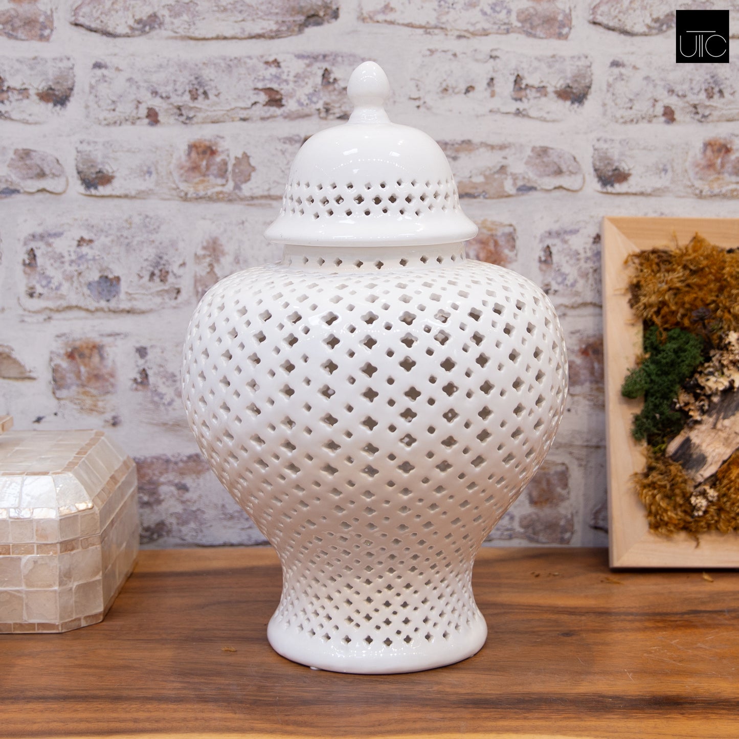 Jette Pierced Bellied Temple Jar