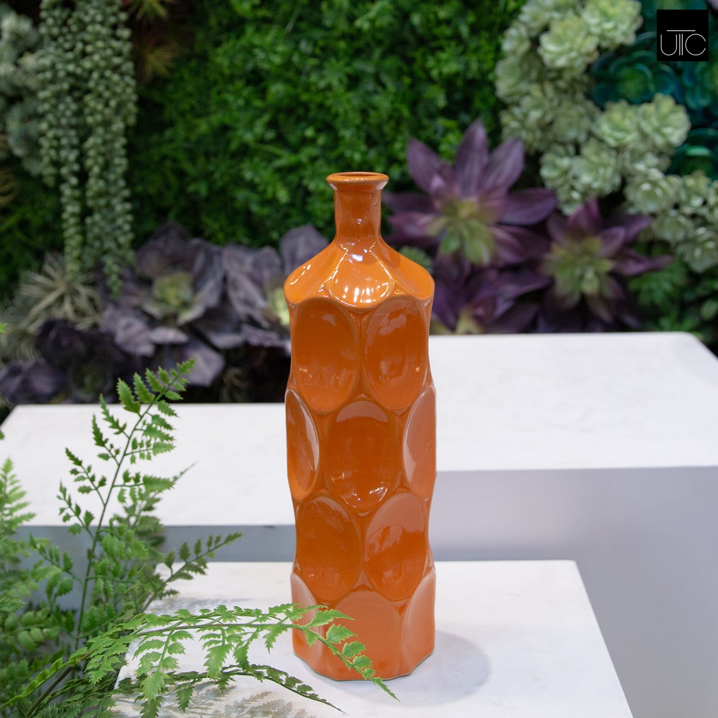 Dotty Ceramic Bottle Vases