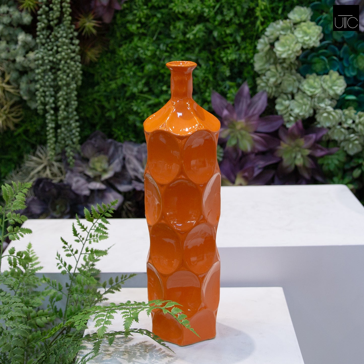 Dotty Ceramic Bottle Vases