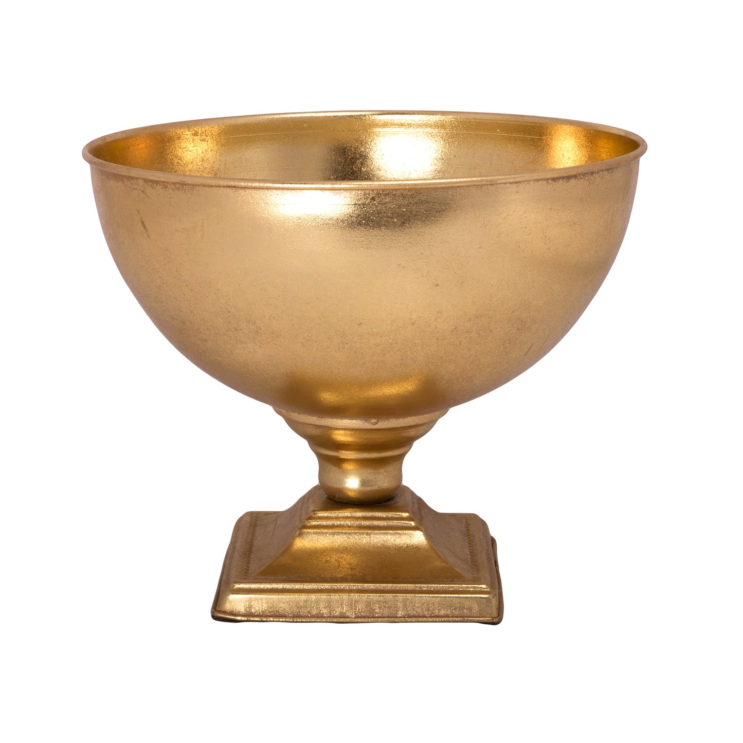 Metal Planter Gold-9.75"H