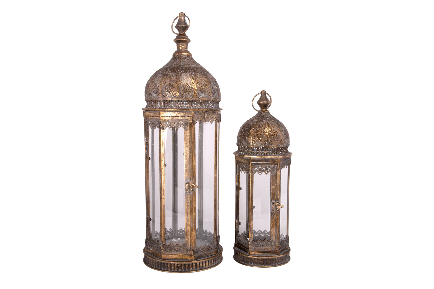 Iron Glass Metal Lantern