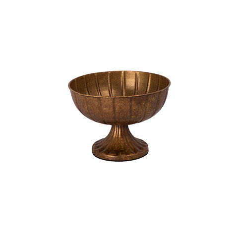 Venice Metal Bronze Planter