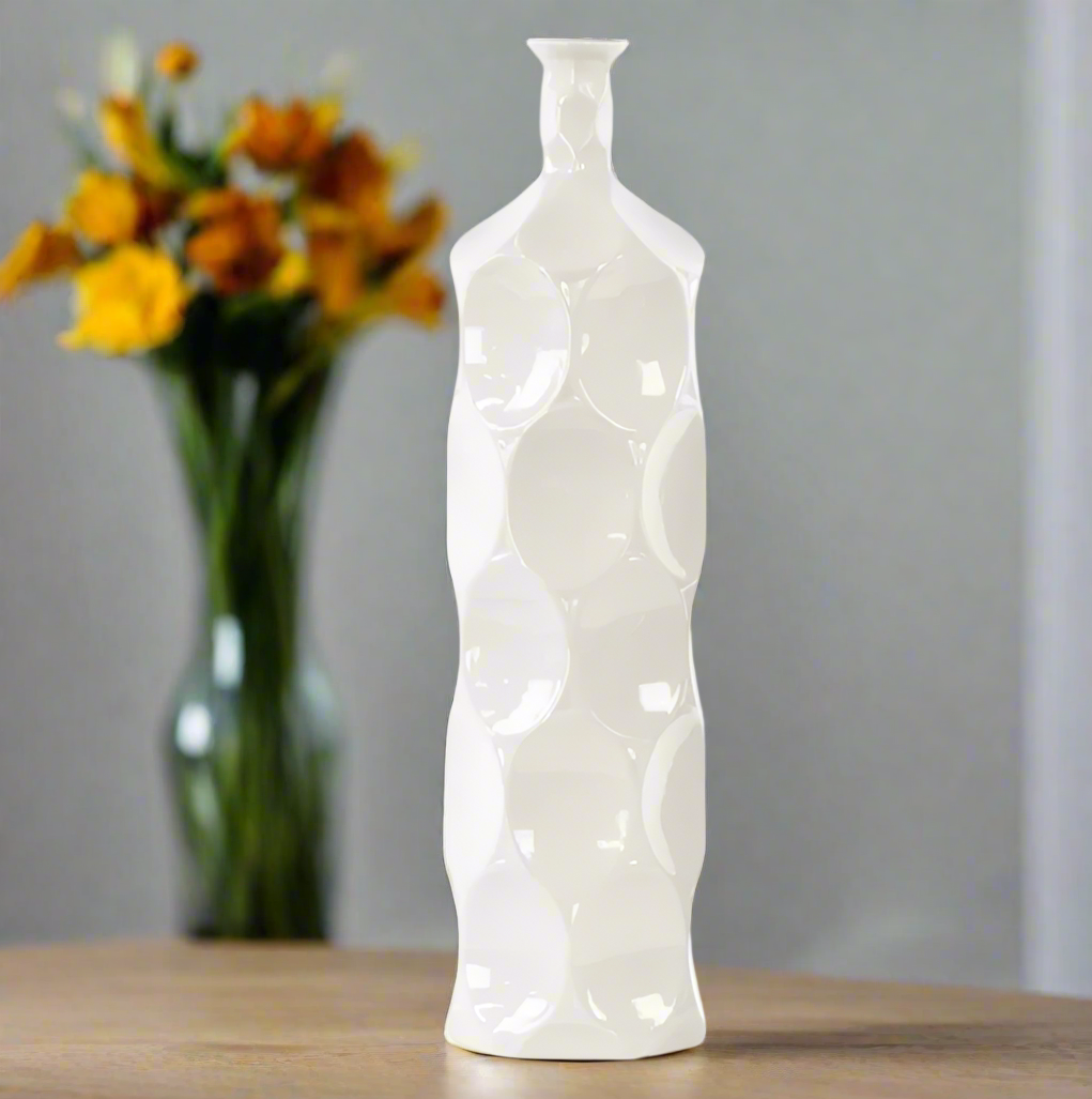 Dotty Ceramic Bottle Vases