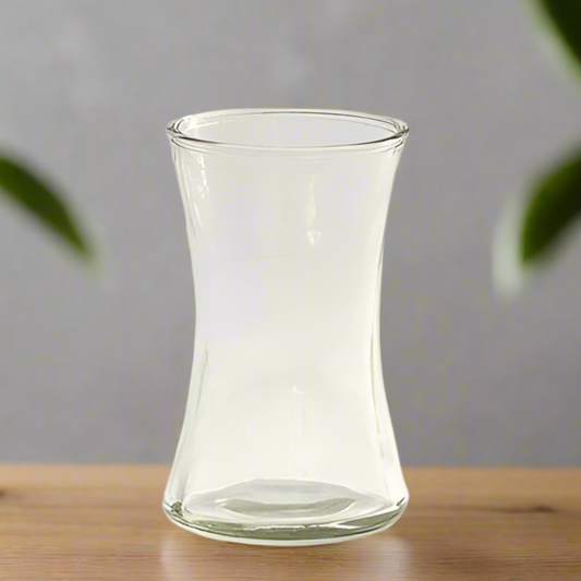 Zyra Clear Glass Gathering Vase