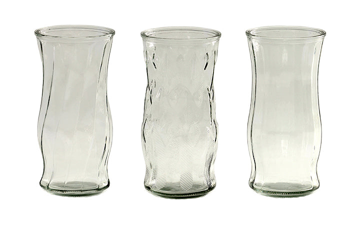 Quara Classic Machine Made Glass Vase – Set of 3