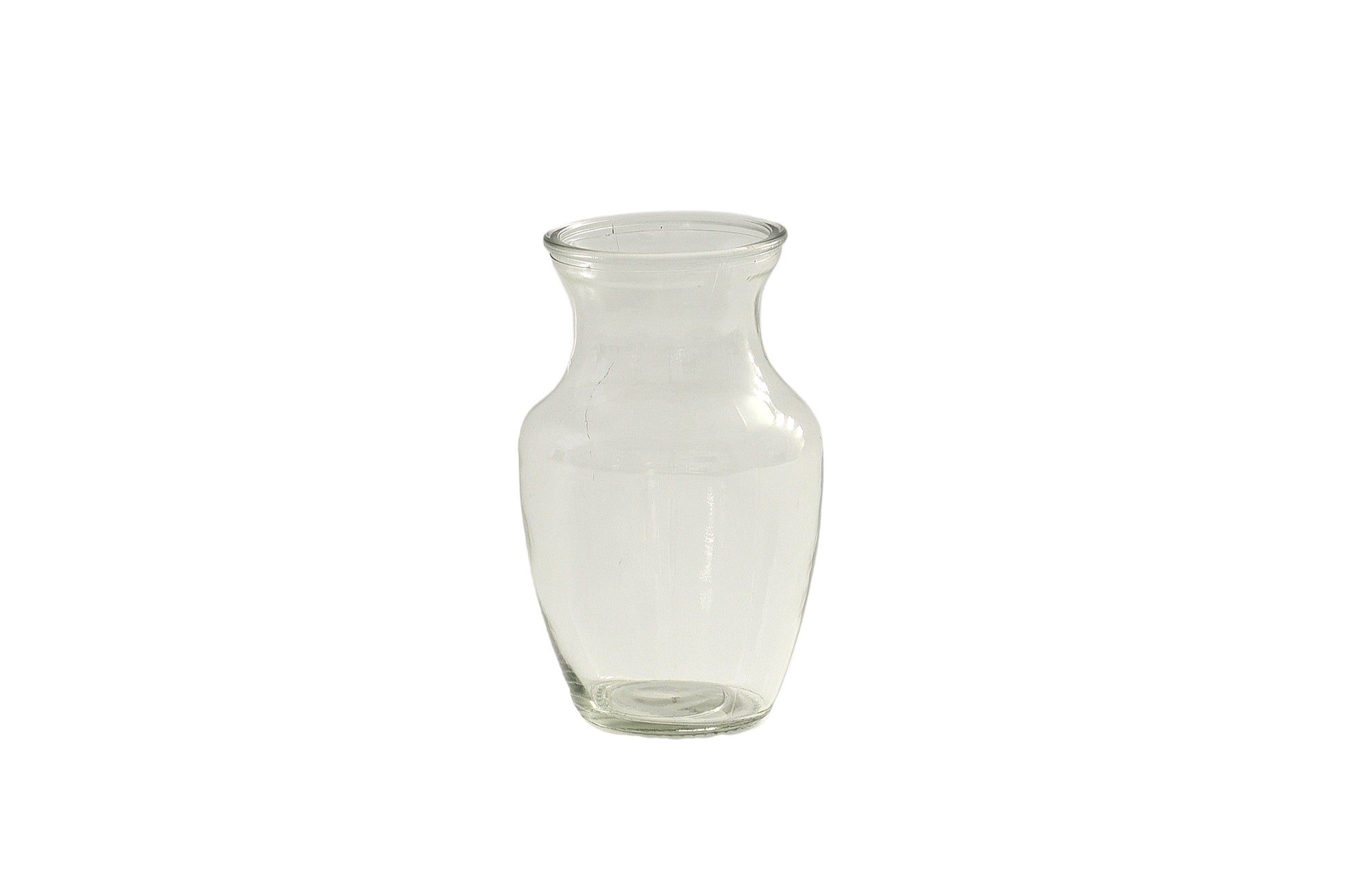 Tilda Belly Glass Vase-Urban Trends Collection-Clear-Urban Trends Collection