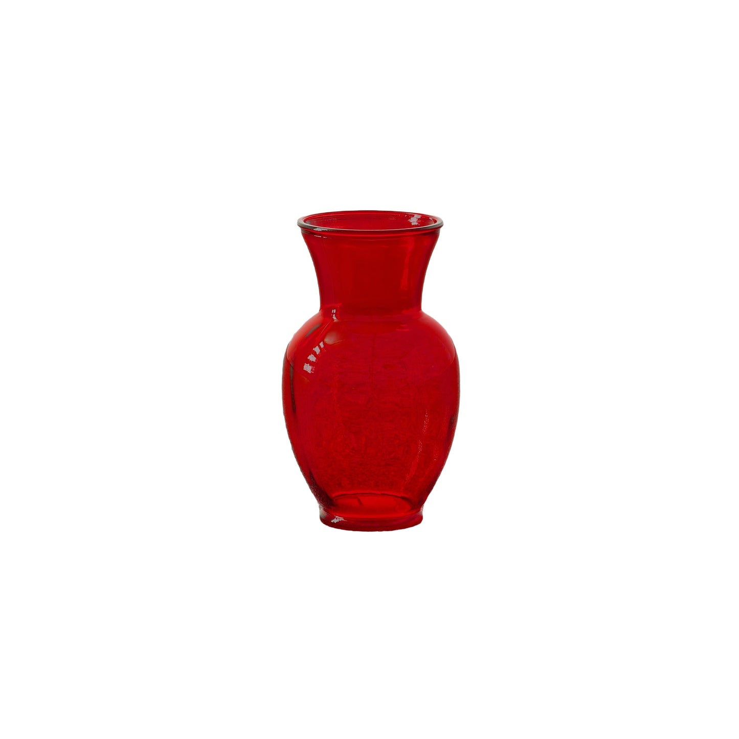 Pavia Ginger Glass Vase-Urban Trends Collection-Small-Red-Urban Trends Collection