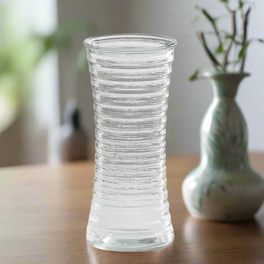 Kendra Gathering Glass Vase-Urban Trends Collection-Clear-Urban Trends Collection