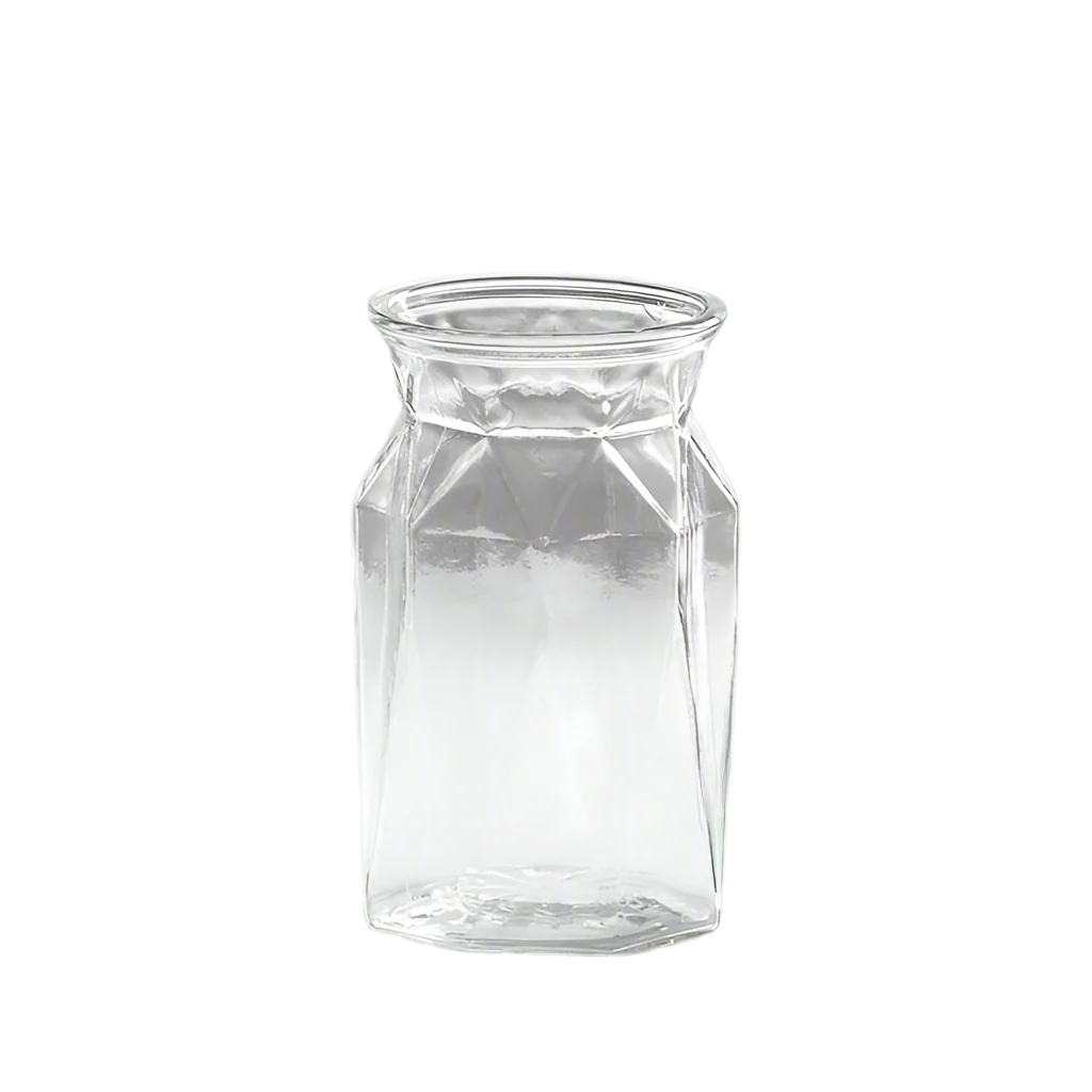 Ava Clear Glass Vase-Urban Trends Collection-Urban Trends Collection