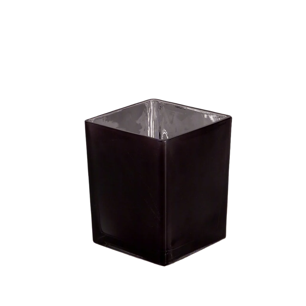 Aeris Glass Cube Vase-Urban Trends Collection-Urban Trends Collection