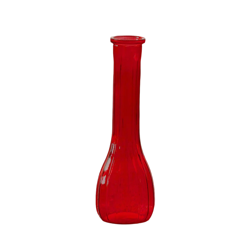 Quira Ribbed Bud Vase-Urban Trends Collection-Urban Trends Collection