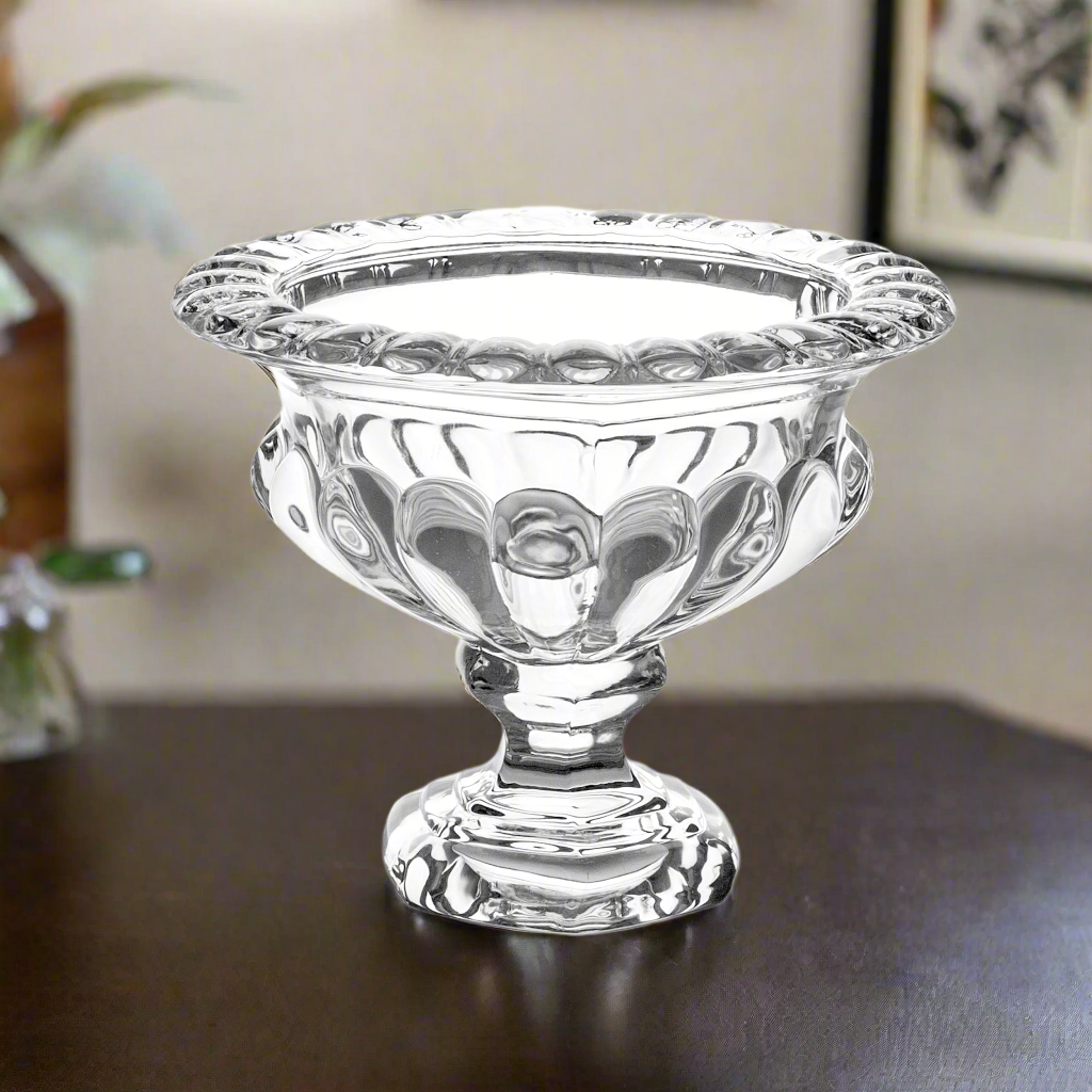 Orvelle Glass Pedestal Urn Vase