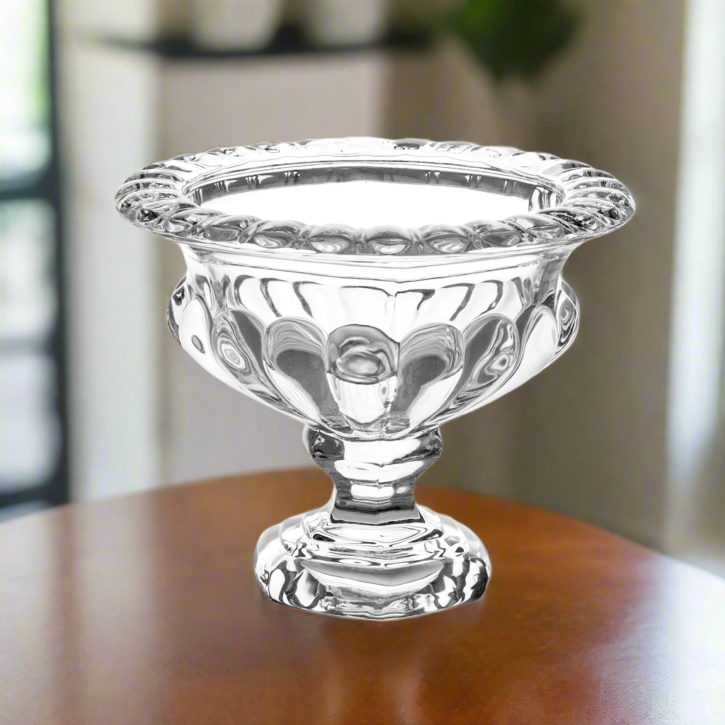 Orvelle Glass Pedestal Urn Vase