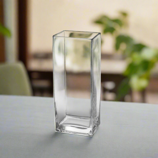 Joren Rectangle Clear Glass Vase