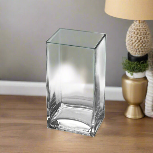 Rectangle Clear Glass-Urban Trends Collection-Clear-5x4x10-Urban Trends Collection