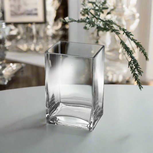 Clara Rectangle Glass Vase